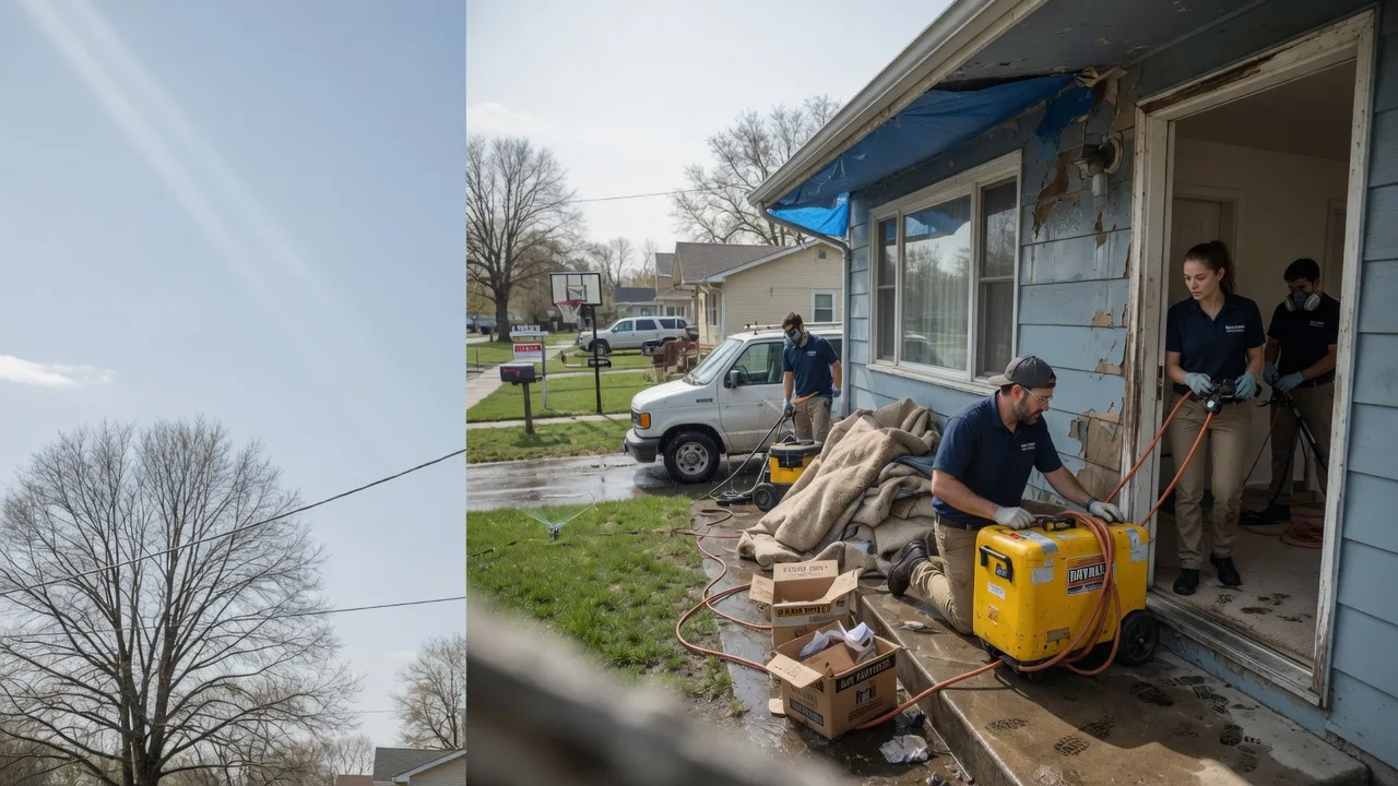 Basement Flood Cleanup in Odessa, MO near me